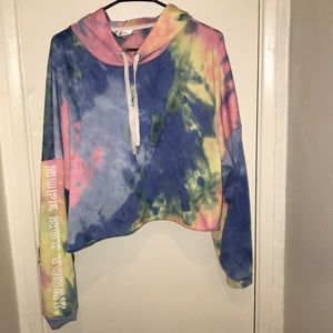 Tie dye crop top